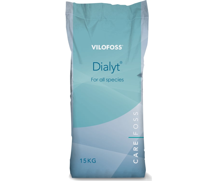 15 kg sæk Dialyt - Diætetisk foder til stabilisering af væske- og elektrolytbalancen