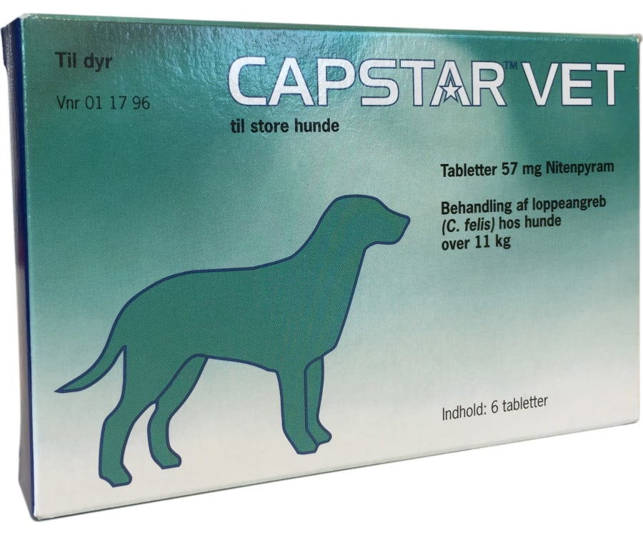 Capstar Vet Hund 11-57 kg, 6 tabletter 