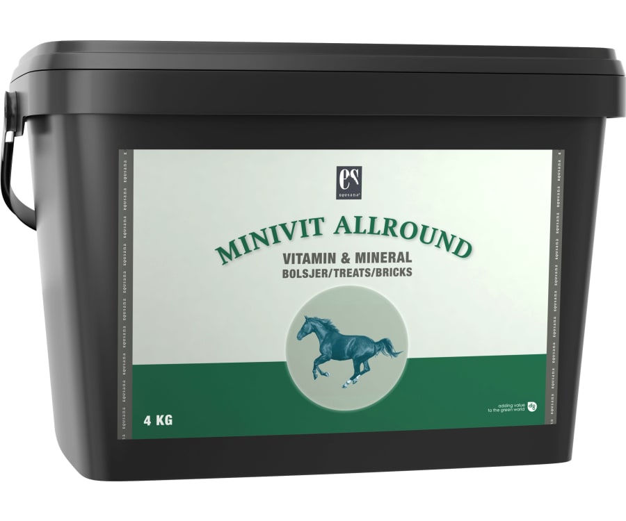 Velsmagende vitaminer og mineraler i bolsjeform, der dækker behovet for mikromineraler hos heste, der primært fodres med grovfoder.