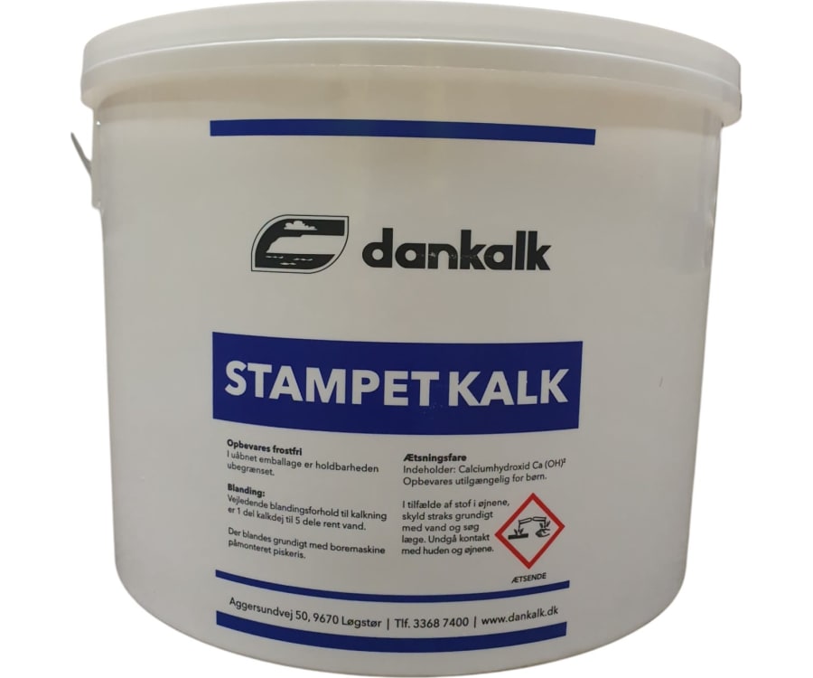 Stampet kalk