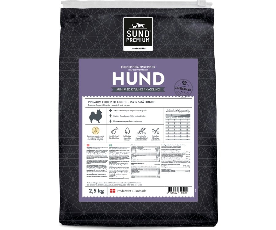 Sund Premium hund mini med kylling