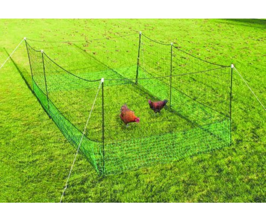 Indhegning til høns, net 1,12x50 m