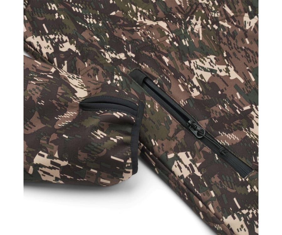 Mike Hammer Vendbar Windstopper, sort/camo