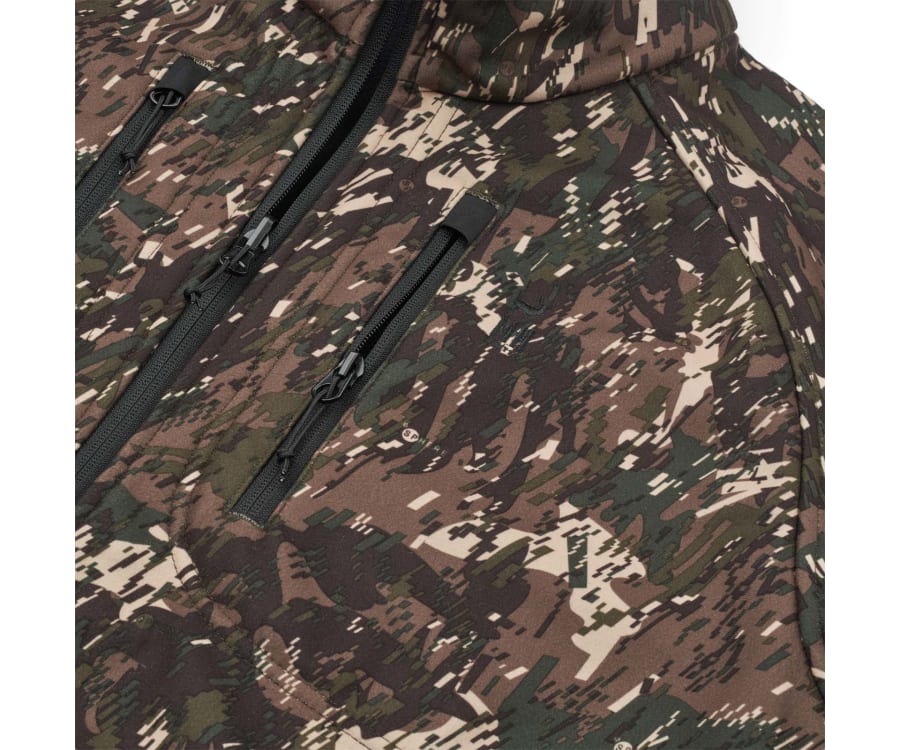 Mike Hammer Vendbar Windstopper, sort/camo