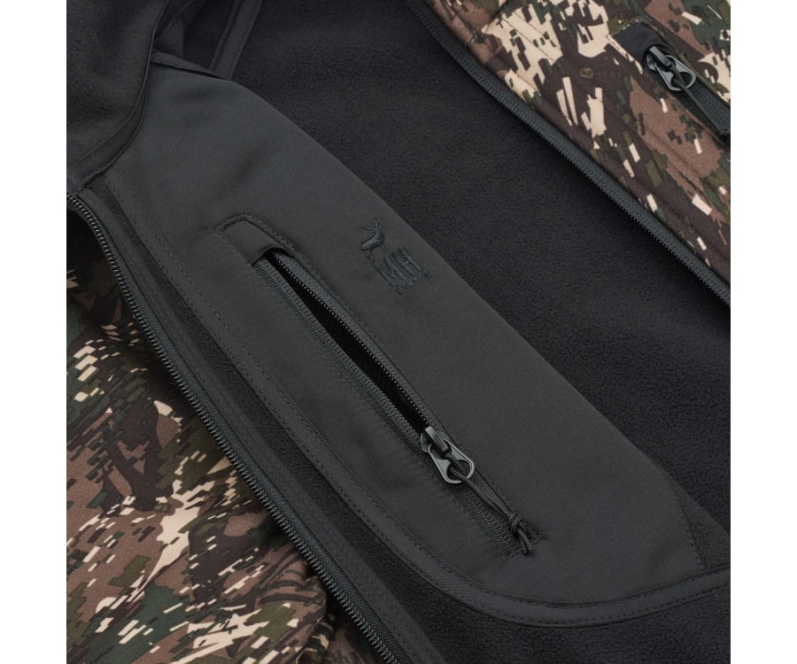 Mike Hammer Vendbar Windstopper, sort/camo