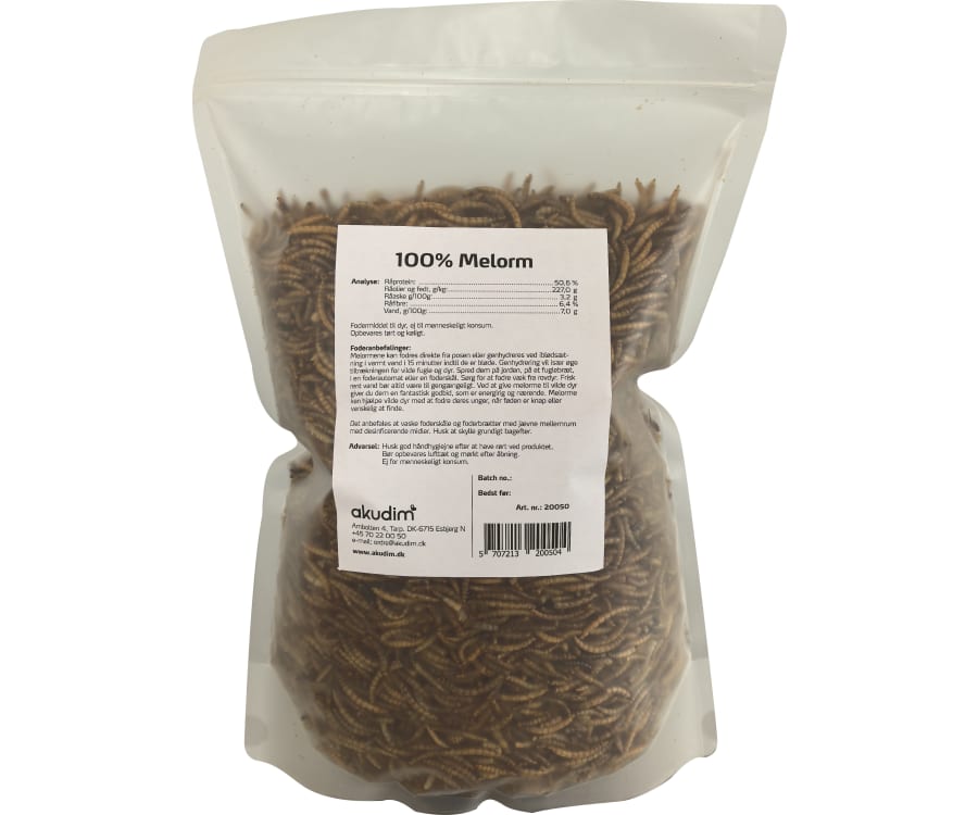 Tørrede melorm