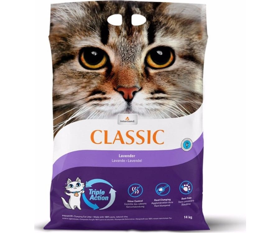Extreme classic lavendel kattegrus, 14 kg