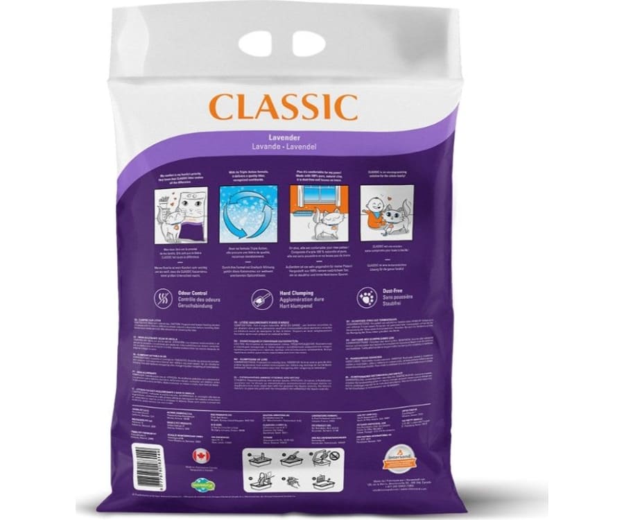 Extreme classic lavendel kattegrus, 14 kg