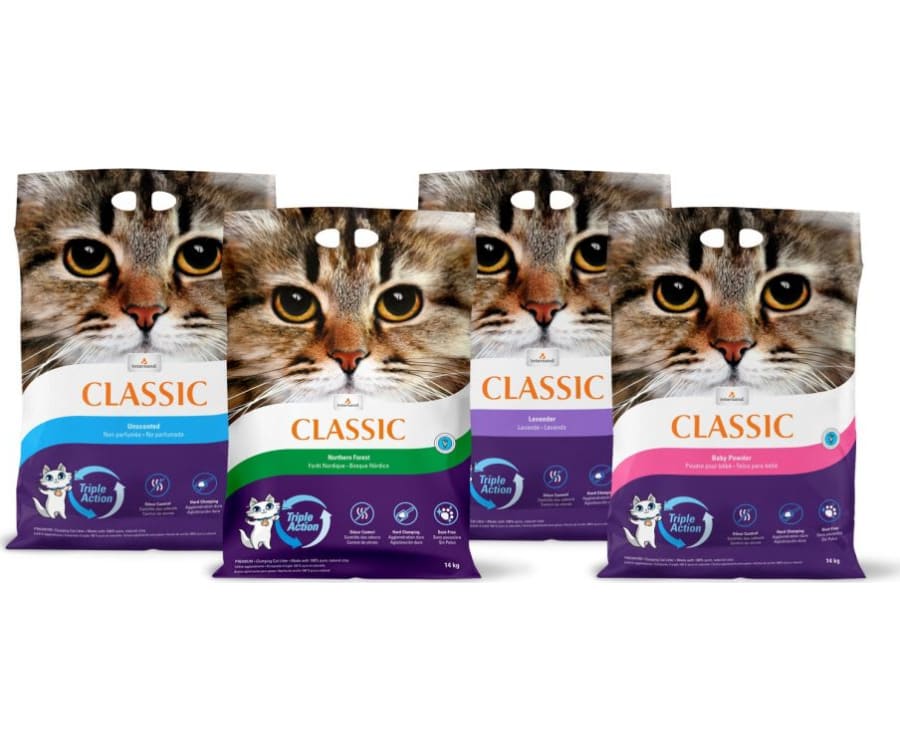 Extreme classic lavendel kattegrus, 14 kg