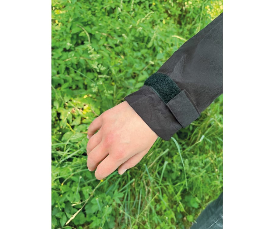 Regnjakke, kvinde, sort